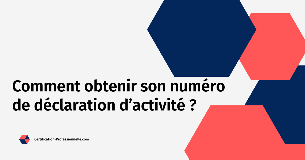 Lire la suite à propos de l’article Comment obtenir son numéro de déclaration d’activité ?